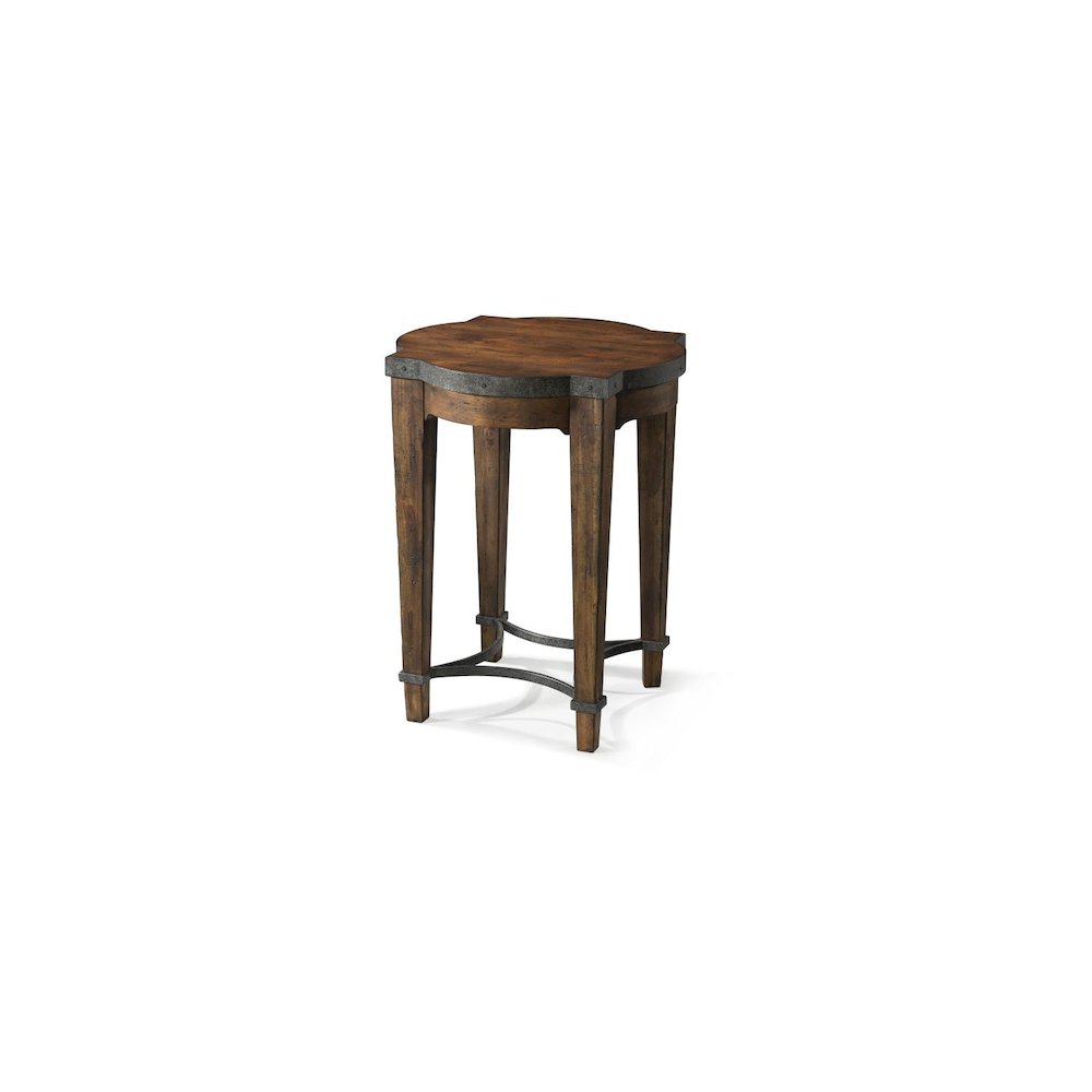Trisha Yearwood Home Ginko Round Chairside Table. Picture 1