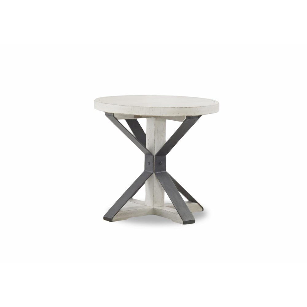 Coming Home Friendship Round End Table. Picture 1