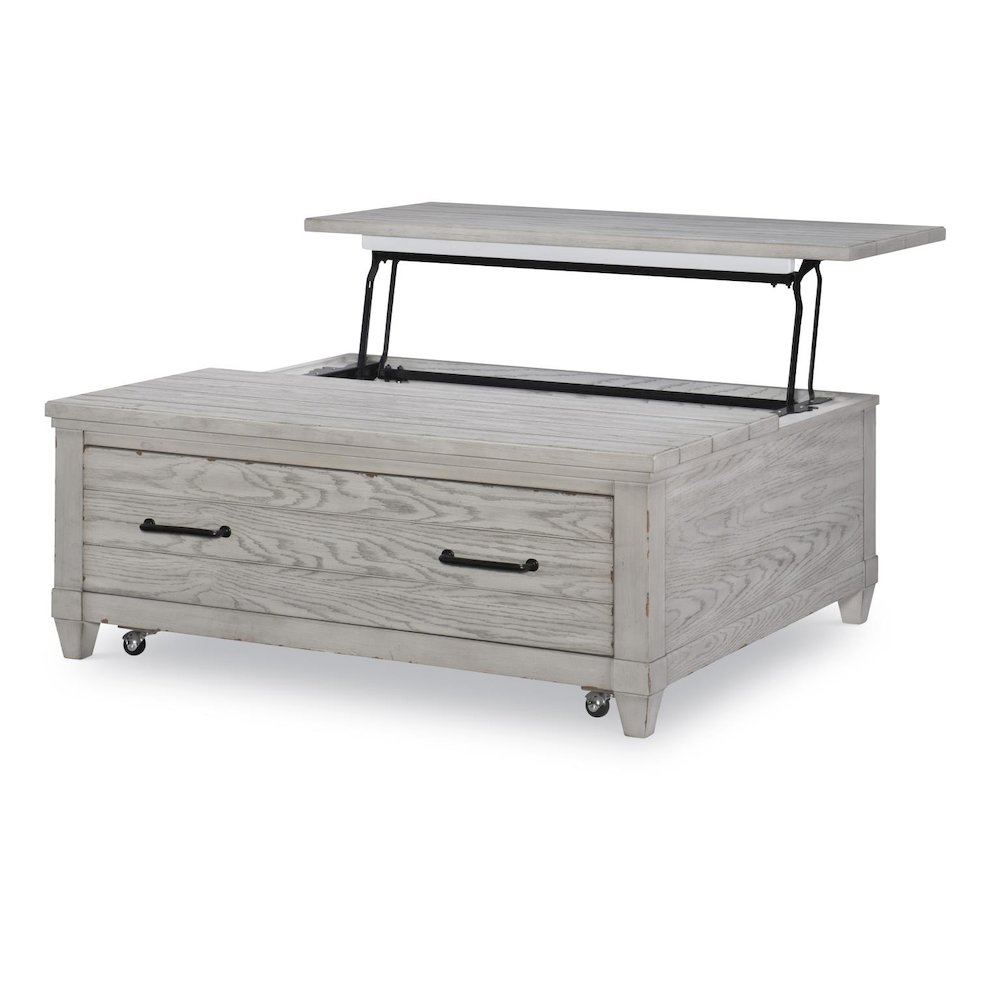 Belhaven Cocktail Table W/ Lift Top Storage (On Casters, 1 Drawer). Picture 5