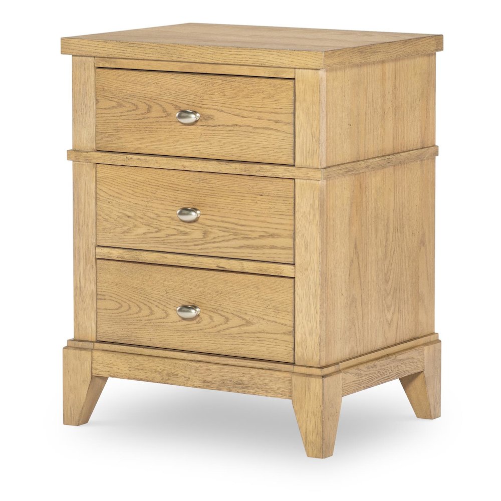 Today's Traditions Night Stand (3 Drawers, POWER W. 2 OUTLETS, 1 USB + 1 USB-C). Picture 1