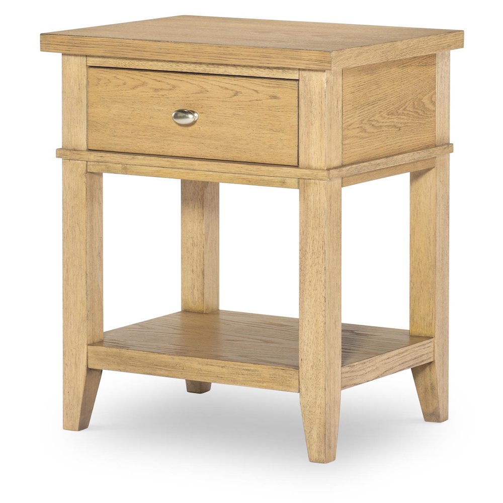 Today's Traditions Open Night Stand (1 Drawer, 1 OPEN SHELF, USB-C). Picture 1