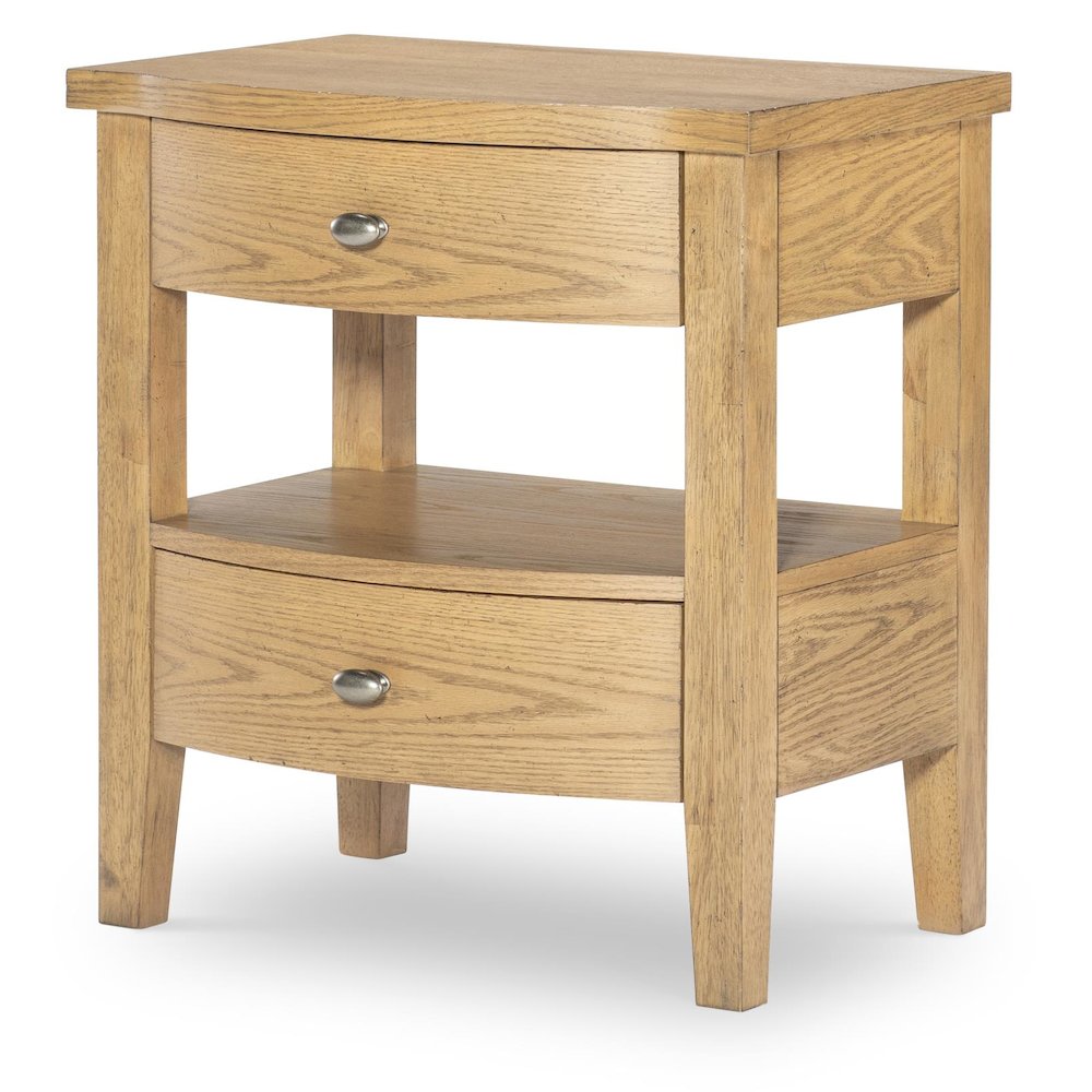 Today's Traditions Open Night Stand (2 Drawers, 1 OPEN SHELF, USB-C). Picture 1