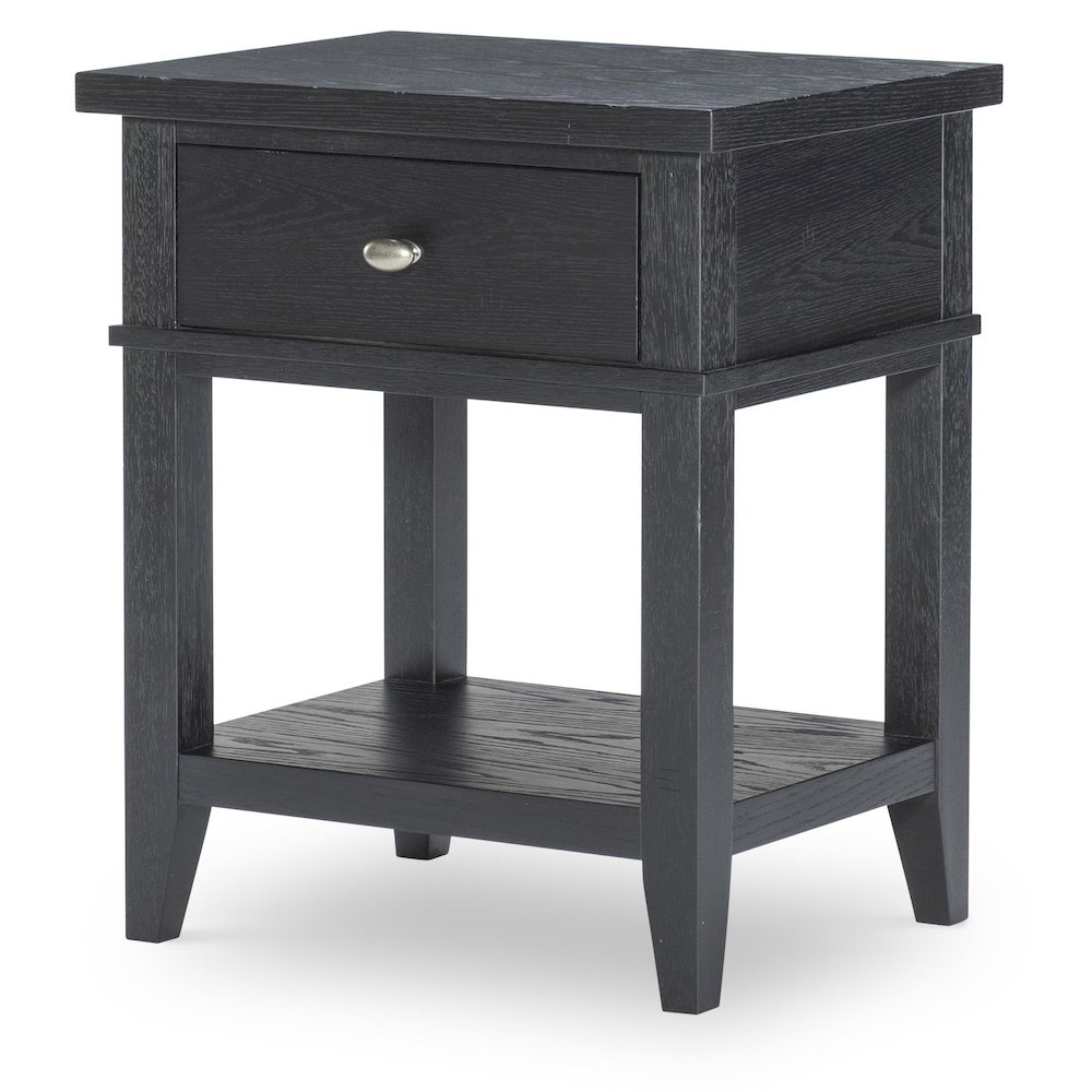 Today's Traditions Open Night Stand (1 Drawer, 1 OPEN SHELF, USB-C). Picture 1