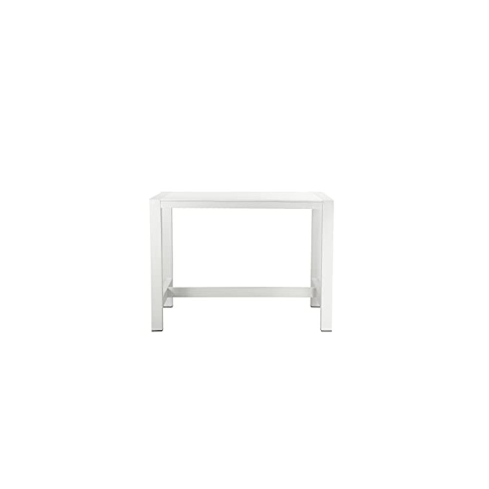 Betty 7 Piece Bar Set, White In Aluminum, Polyresin. Picture 15