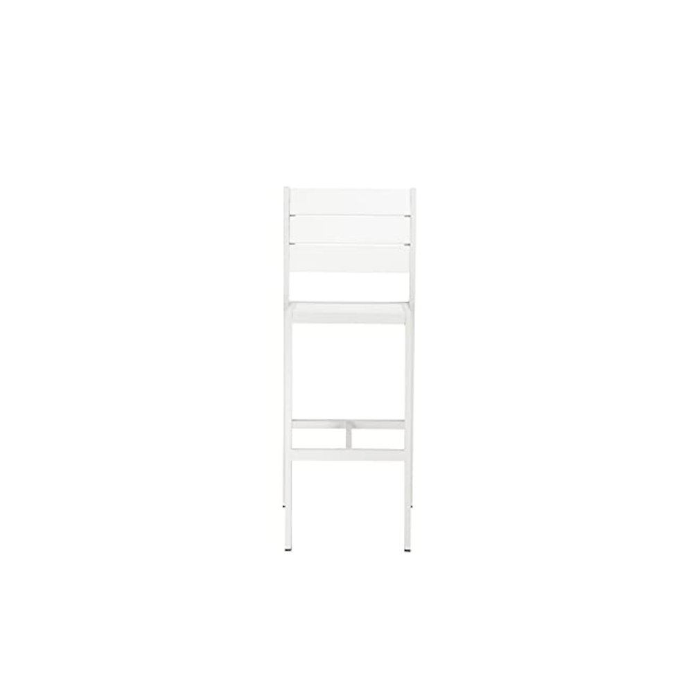 Betty 7 Piece Bar Set, White In Aluminum, Polyresin. Picture 3
