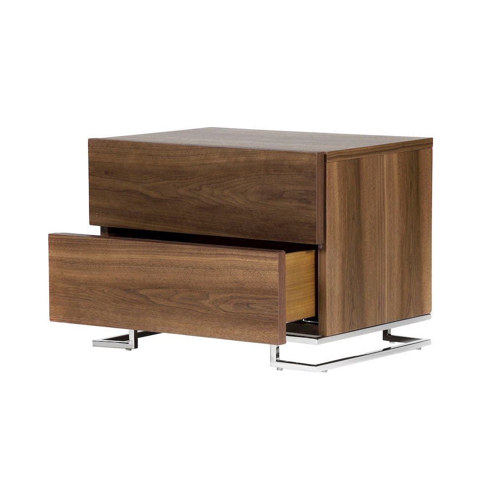 Harper Night Stand Walnut. Picture 7