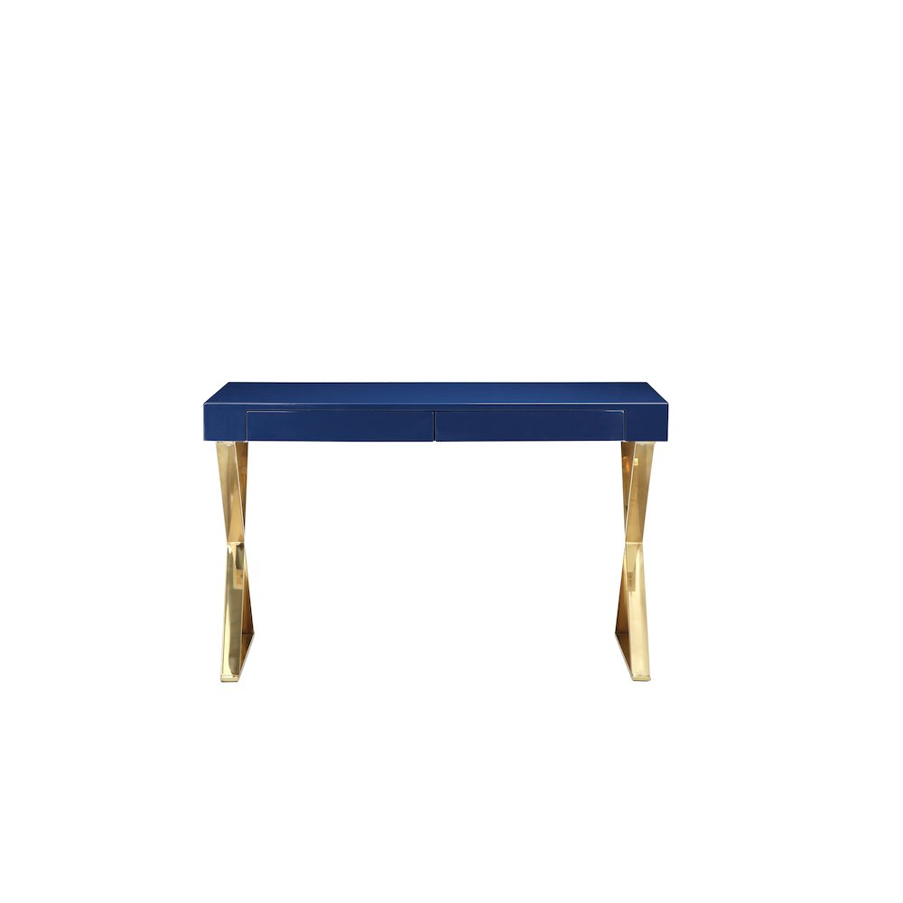 Gold Alexa Desk Navy & Gold Combo. Picture 2