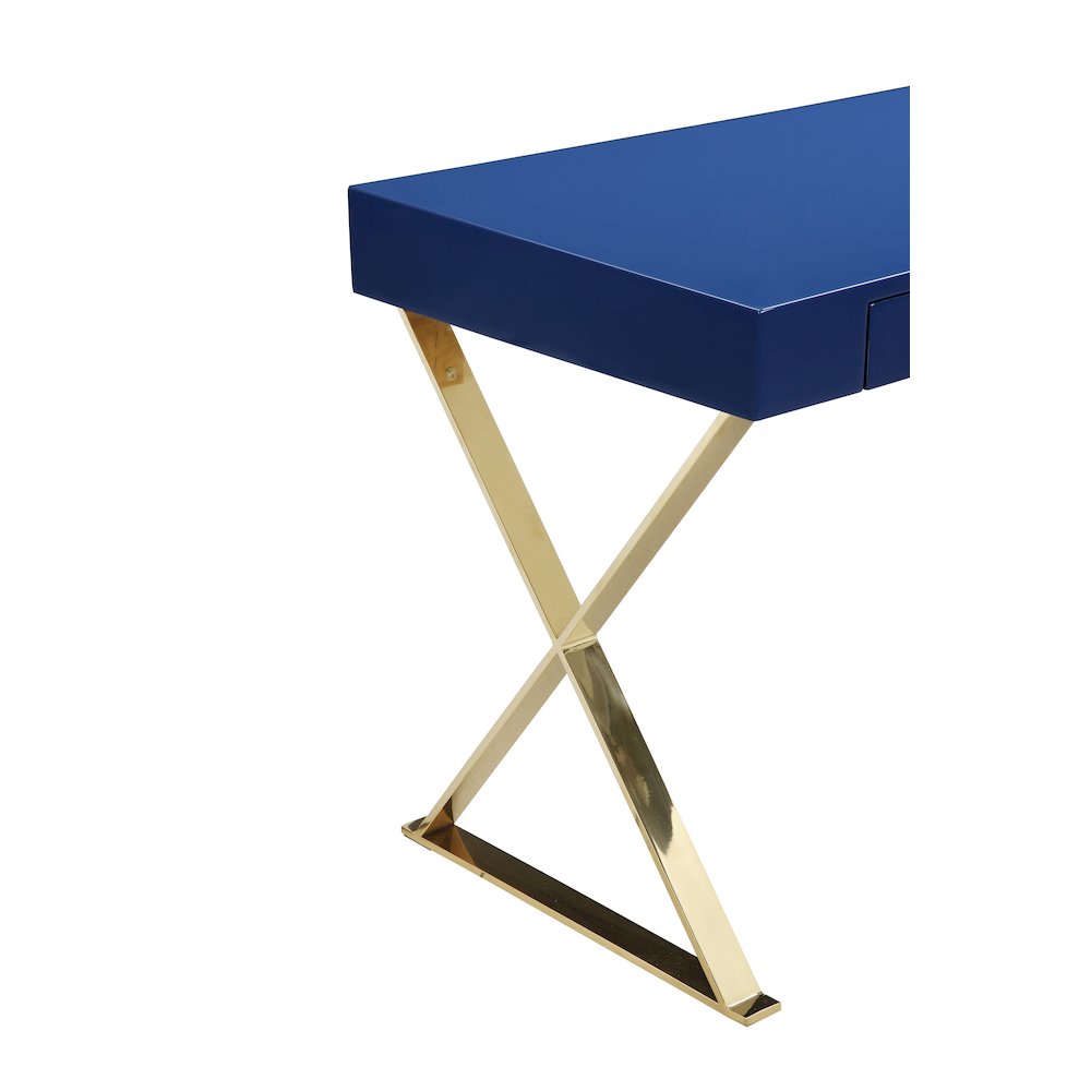 Gold Alexa Desk Navy & Gold Combo. Picture 4