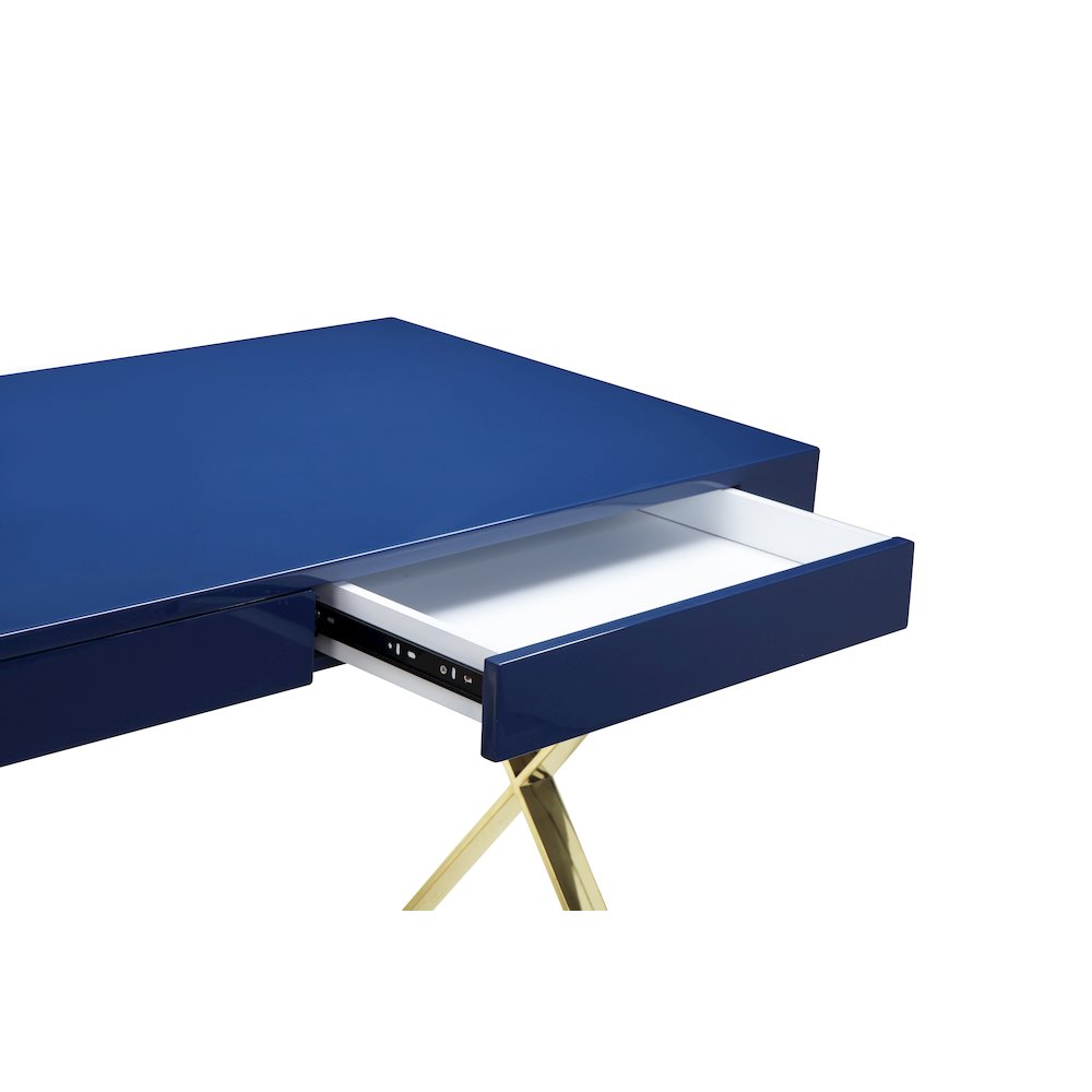 Gold Alexa Desk Navy & Gold Combo. Picture 5