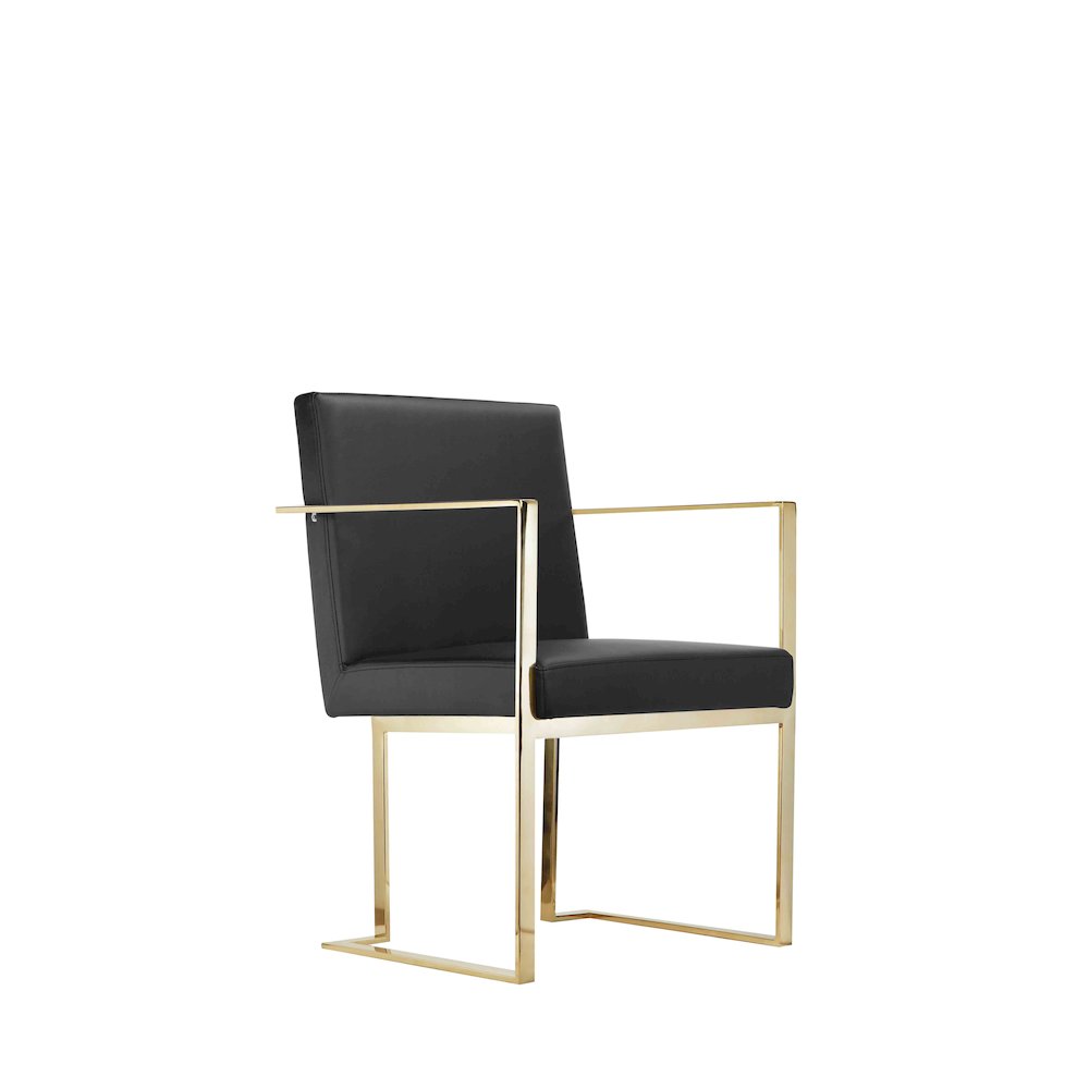 Dexter Arm Chair Black. Picture 6