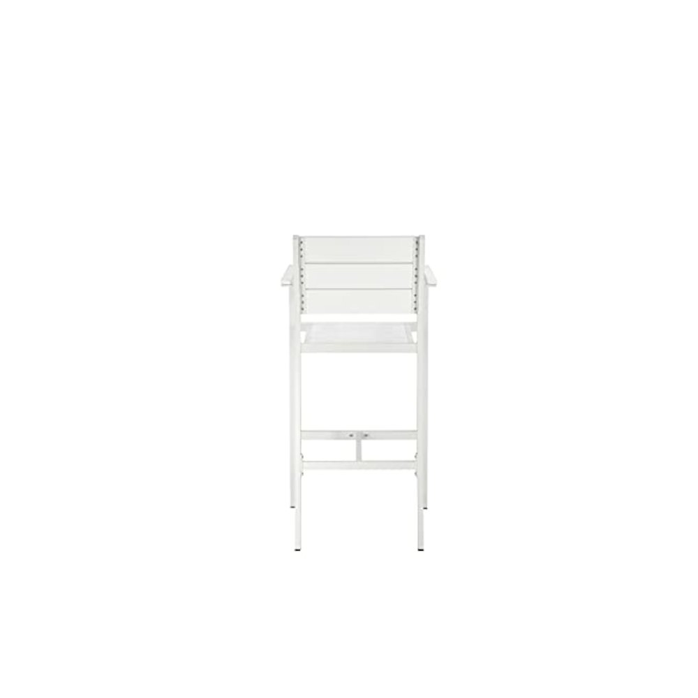 Betty 7 Piece Bar Set, White In Aluminum, Polyresin. Picture 11