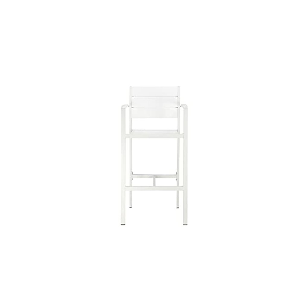 Betty 7 Piece Bar Set, White In Aluminum, Polyresin. Picture 9