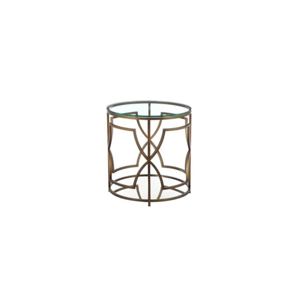Z-Edward Round Side Table Brass. Picture 2