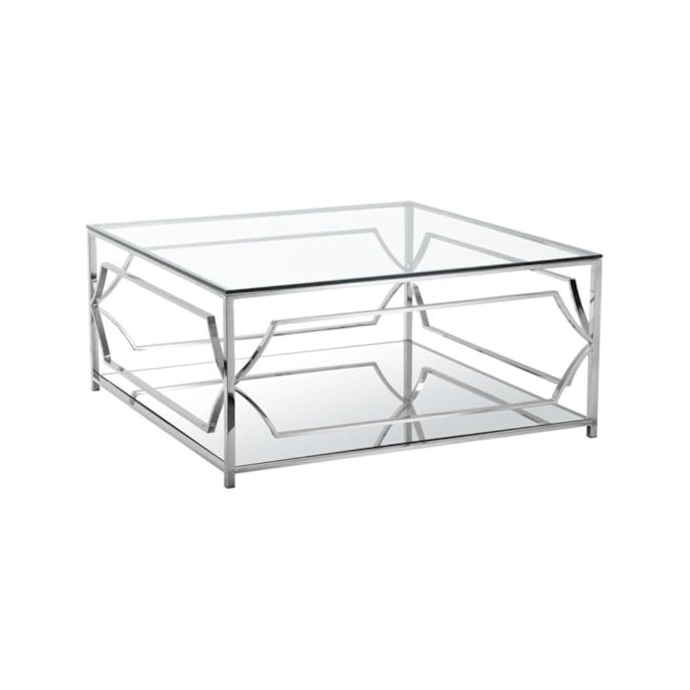 Z-Edward Square Coffee Table Steel. Picture 1