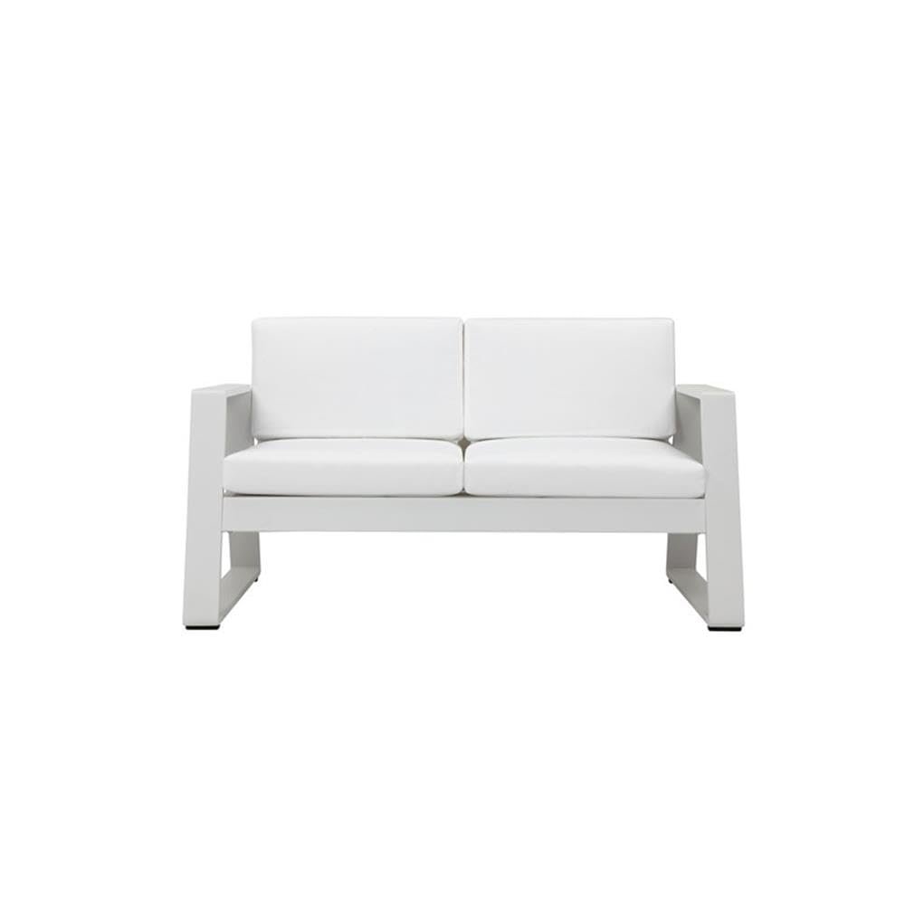 Air Sofa White In Aluminum. Picture 3