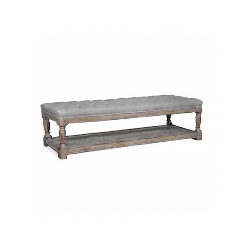 Z-Athena-59 Bench White And Frost Grey. Picture 9