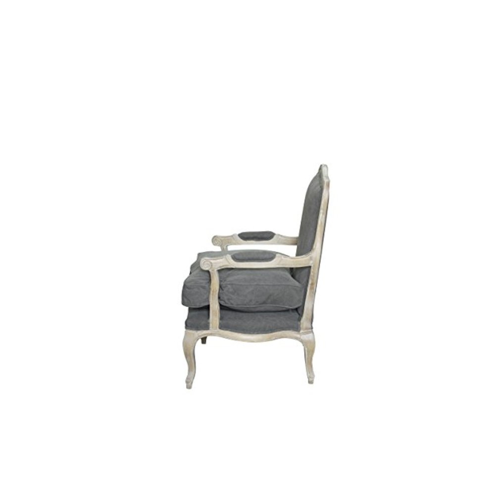 Z-Rodney Chair Antique White And Frost Grey. Picture 4