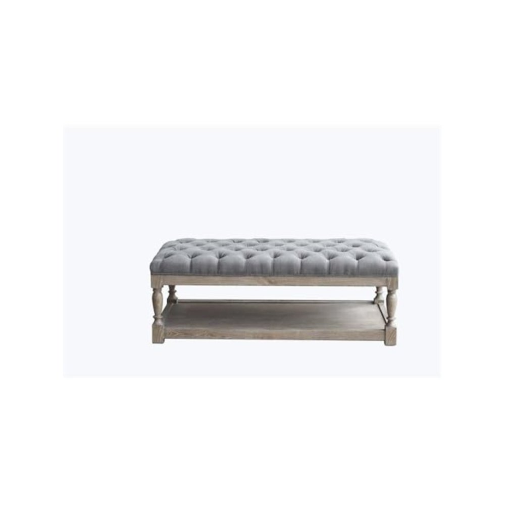 Z-Athena Rect Coffee Table White And Frost Gray. Picture 4