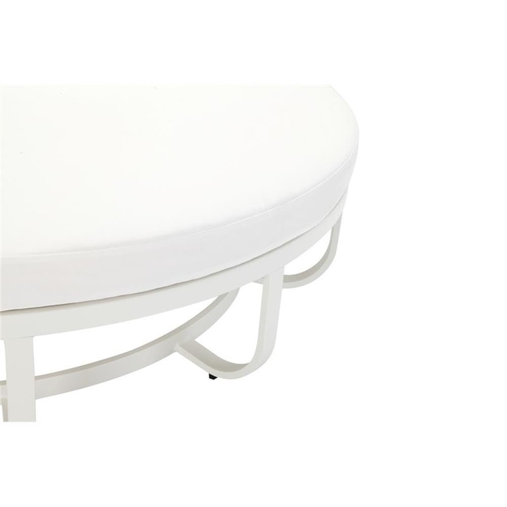 Naples Daybed, White In Aluminum. Picture 7