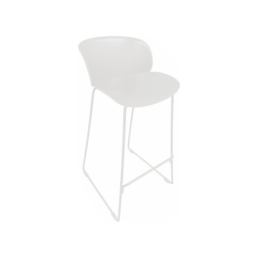 Cal Barstool White (Set Of 2). Picture 1