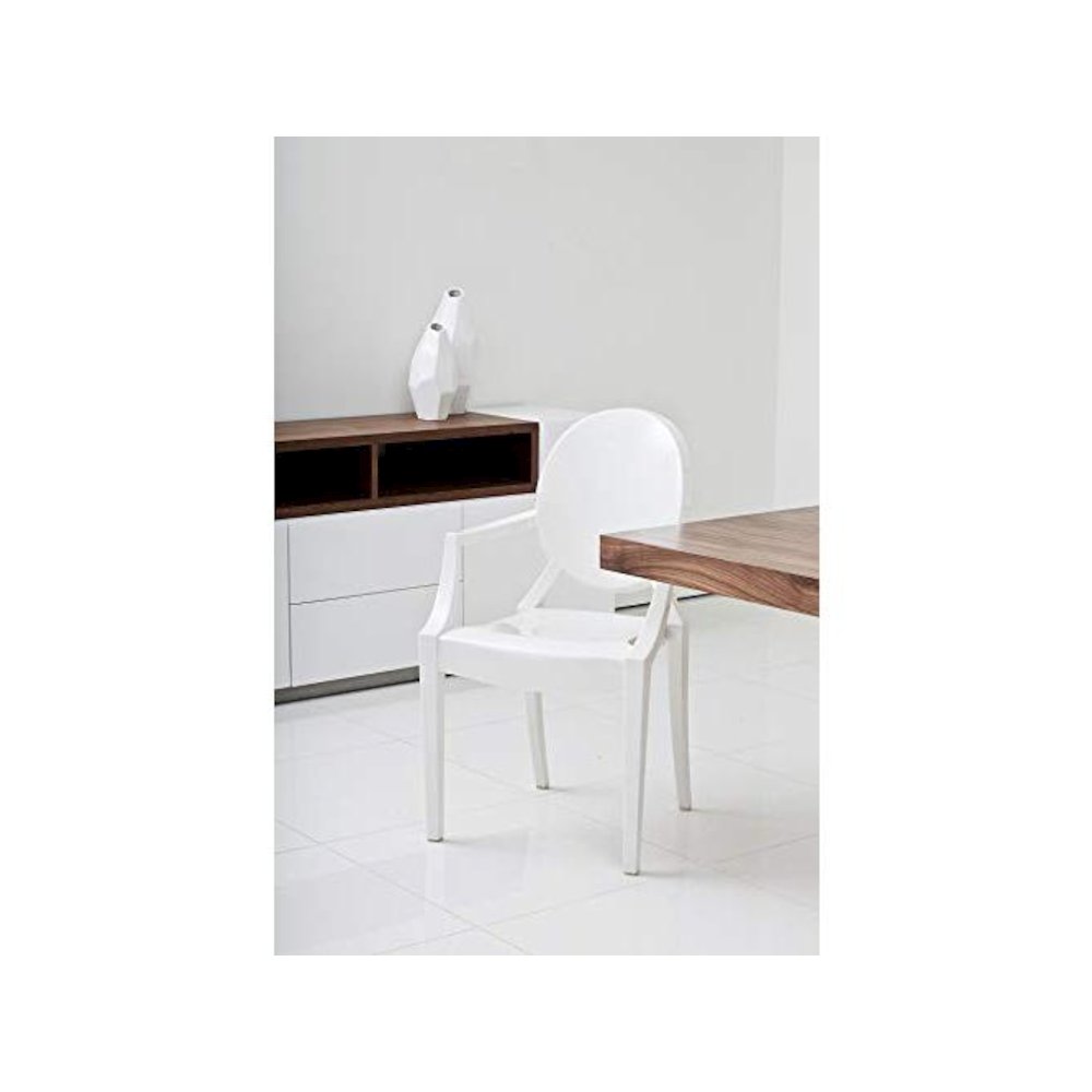 Bentley Arm Dining Chair White - Set Of 4. Picture 3