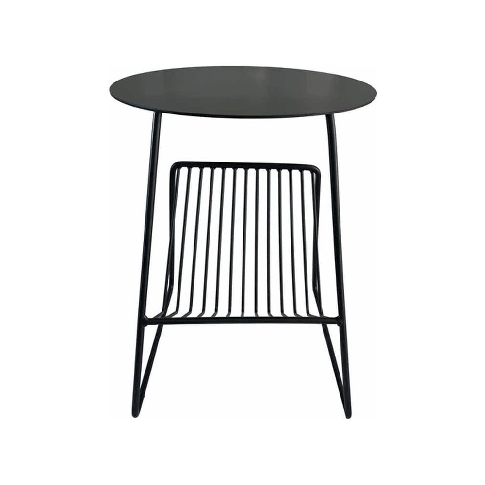Gazette Magazine Table Black. Picture 2