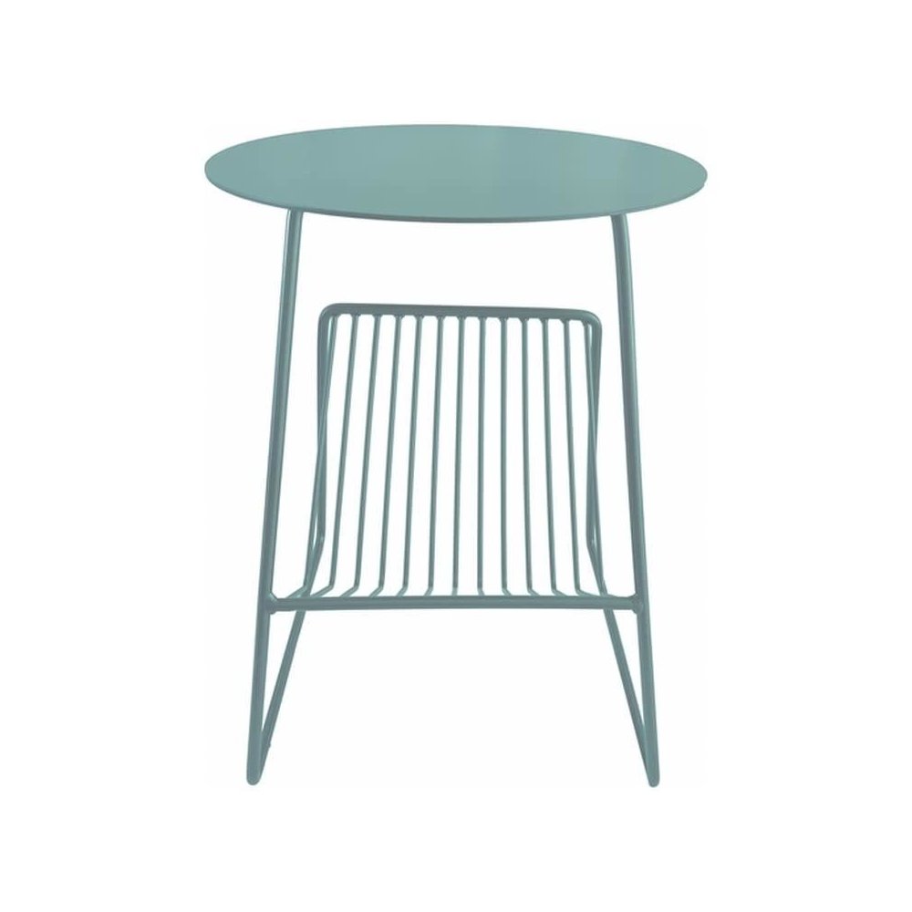 Gazette Magazine Table Green. Picture 4