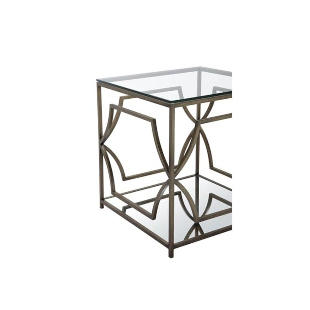 Z-Edward Square Side Table Brass. Picture 3