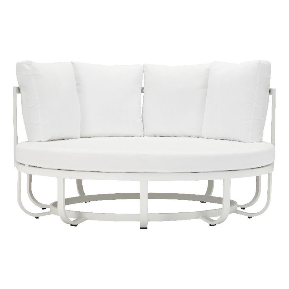 Naples Daybed, White In Aluminum. Picture 1