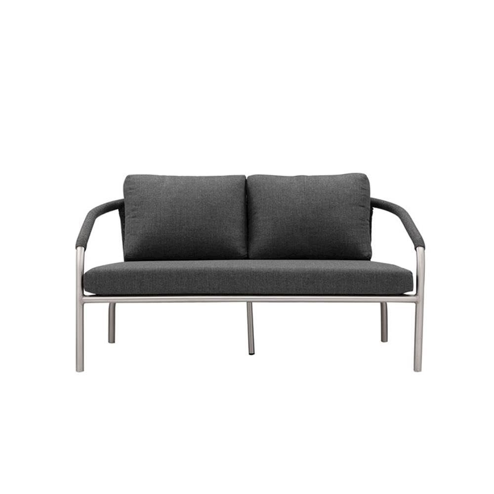 Chelsea Sofa Slate In Aluminum, Polyesin, Textilene. Picture 2