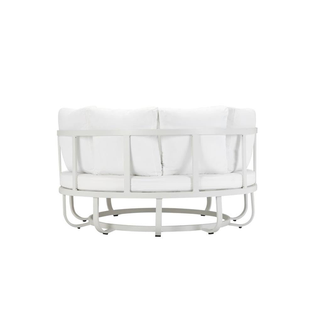 Naples Daybed, White In Aluminum. Picture 6