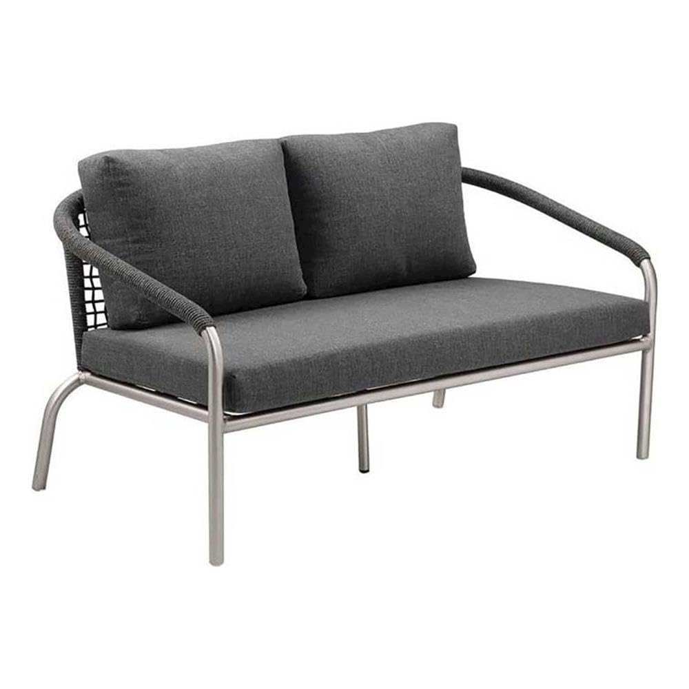 Chelsea Sofa Slate In Aluminum, Polyesin, Textilene. Picture 1
