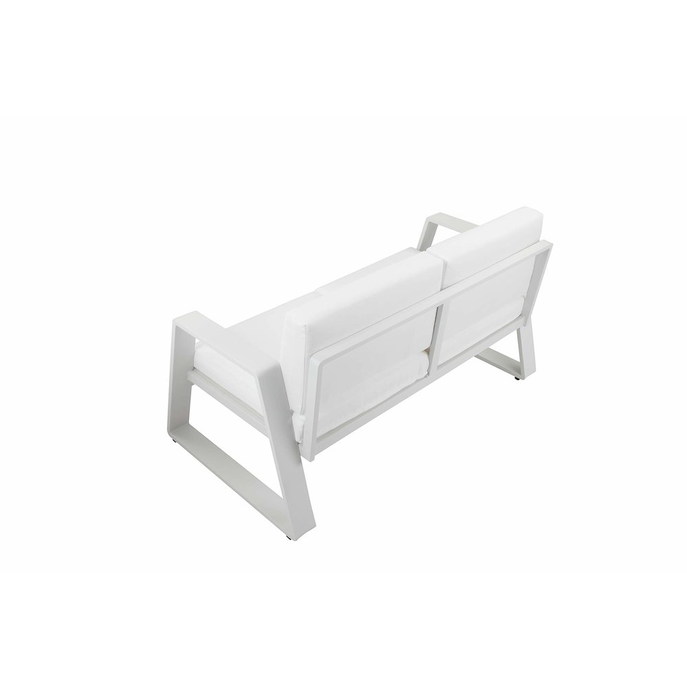 Air 4 Piece Set White In Aluminum. Picture 7