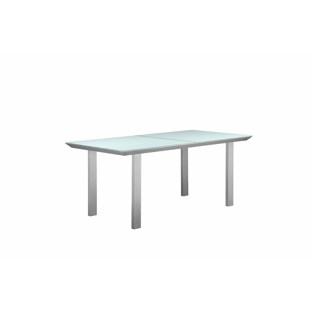 Bella 7 Piece Dining Furniture Set, Grey In Aluminum, Rope. Picture 9