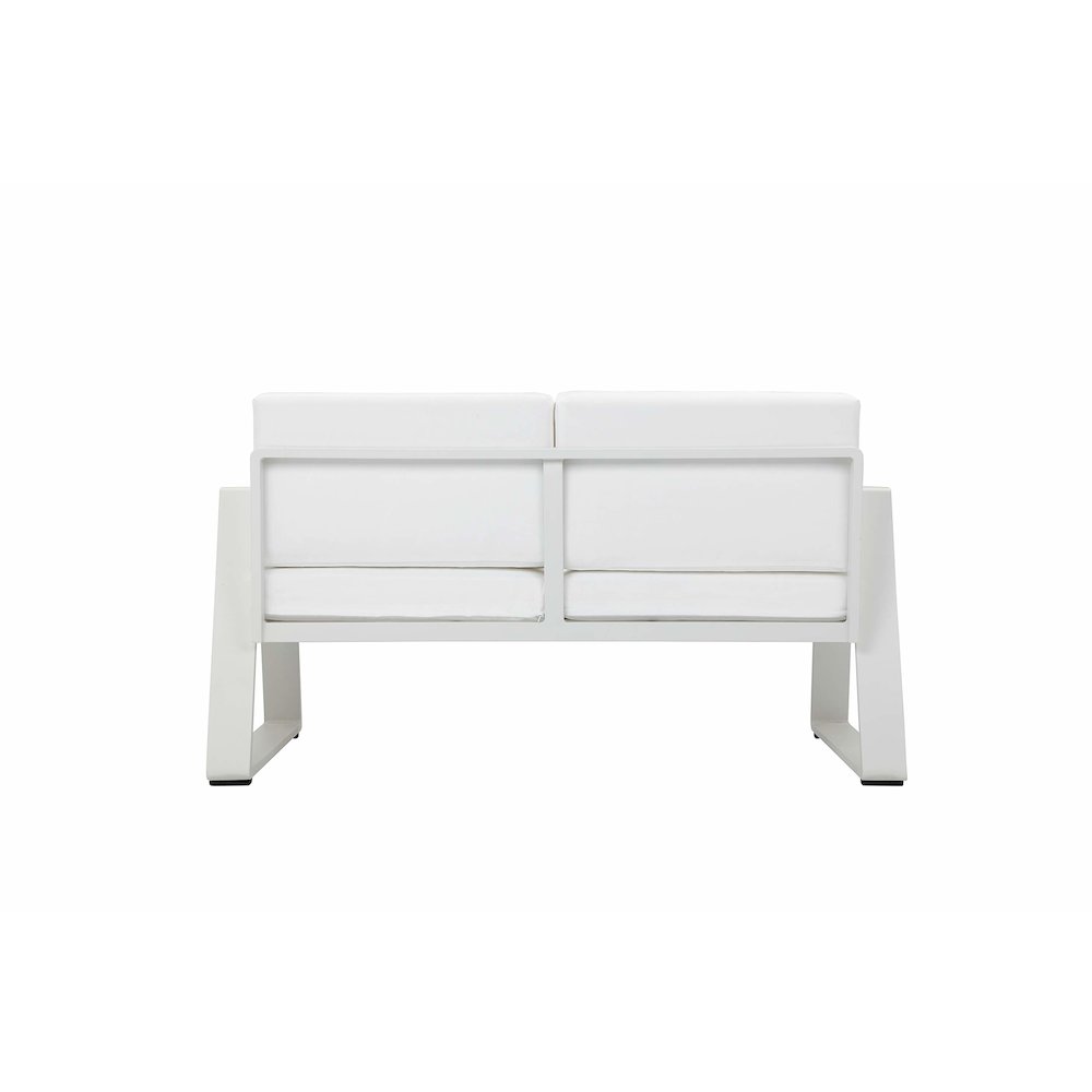 Air 4 Piece Set White In Aluminum. Picture 6