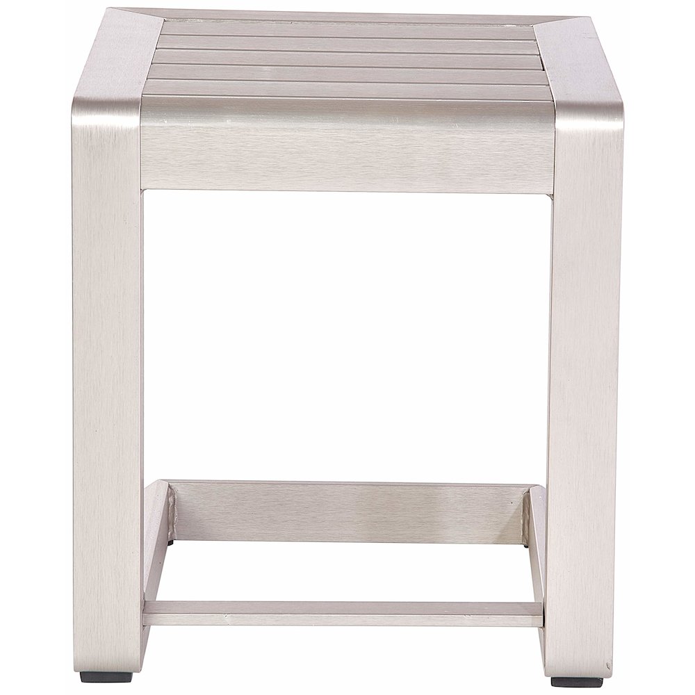 Leaf Side Table In Aluminum. Picture 4