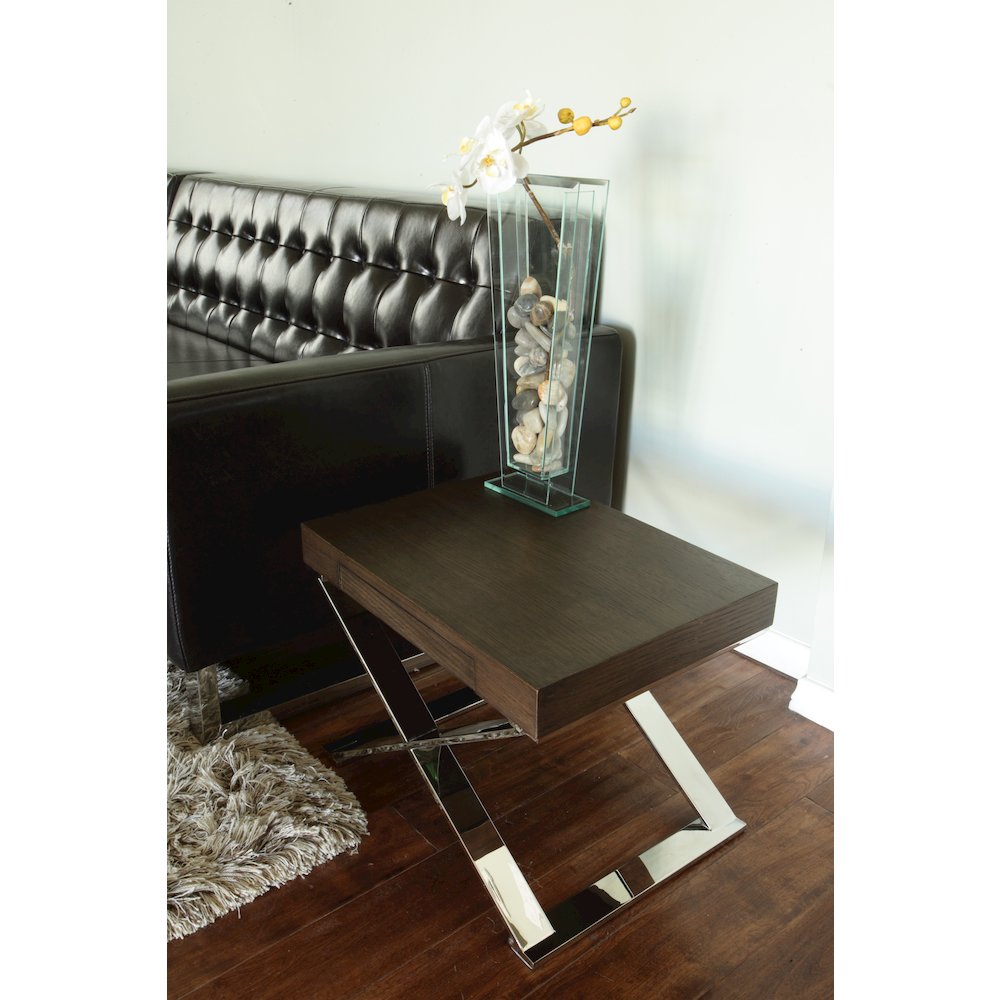 Alexa Side Table Espresso. Picture 6
