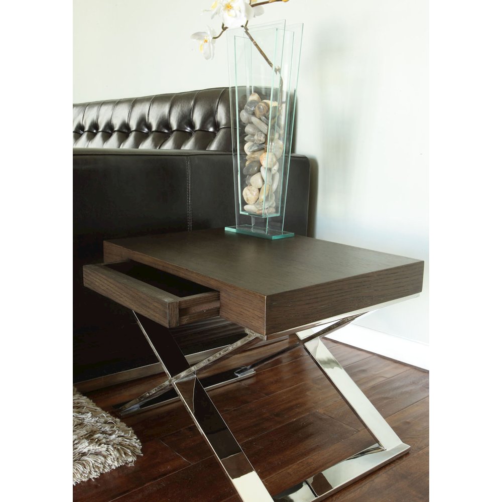Alexa Side Table Espresso. Picture 7