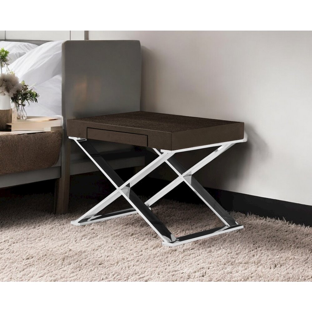 Alexa Side Table Espresso. Picture 8