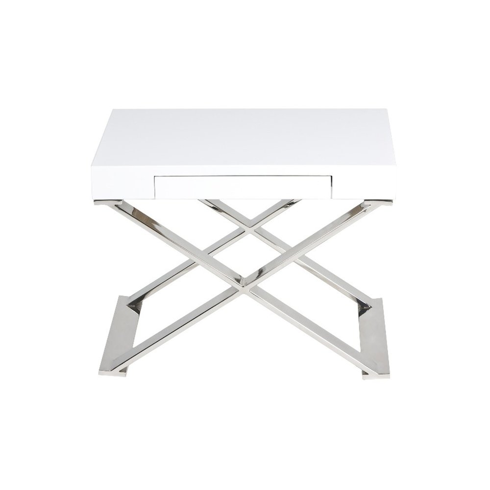Alexa Side Table White. Picture 7