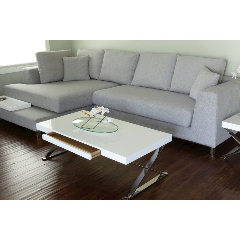 Alexa Coffee Table White. Picture 3