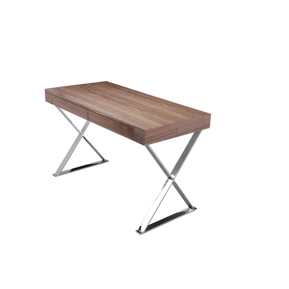 Alexa Desk Walnut. Picture 1