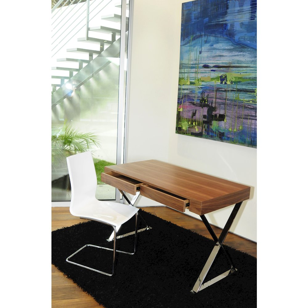 Alexa Desk Walnut. Picture 5
