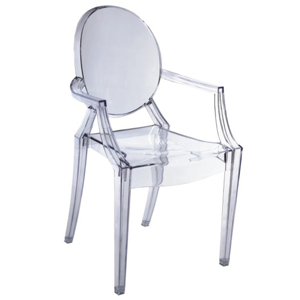 Bentley Arm Dining Chair Clear - Set Of 4. Picture 3