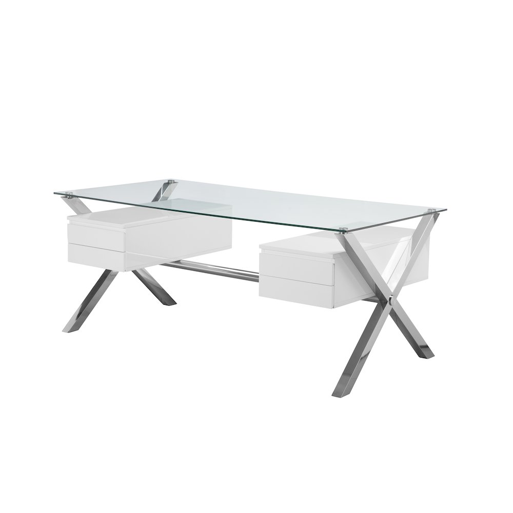 Beverli Desk Large White. Picture 1