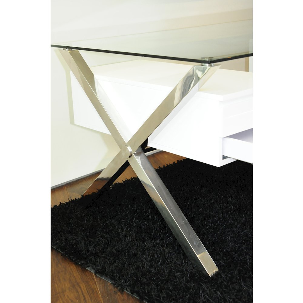 Beverli Desk Large White. Picture 4