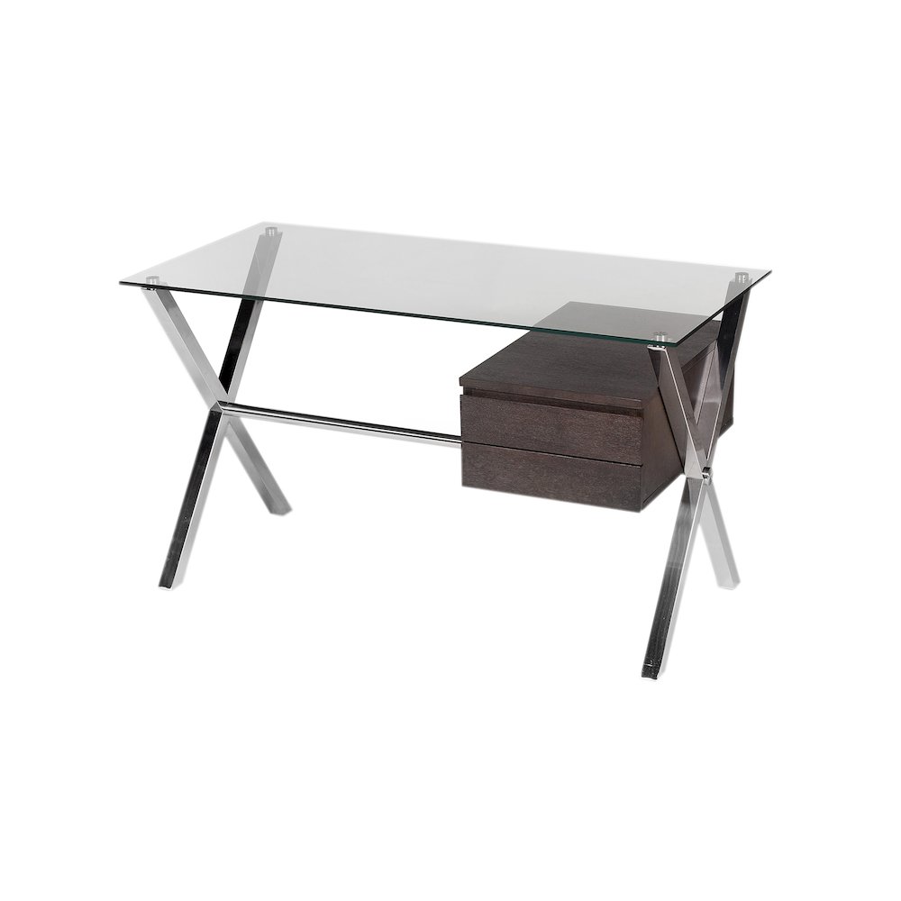 Beverli Desk Small Espresso. Picture 2