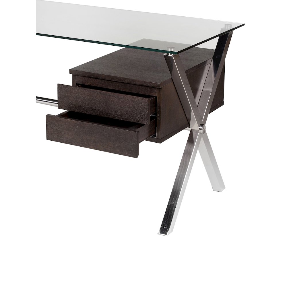 Beverli Desk Small Espresso. Picture 4
