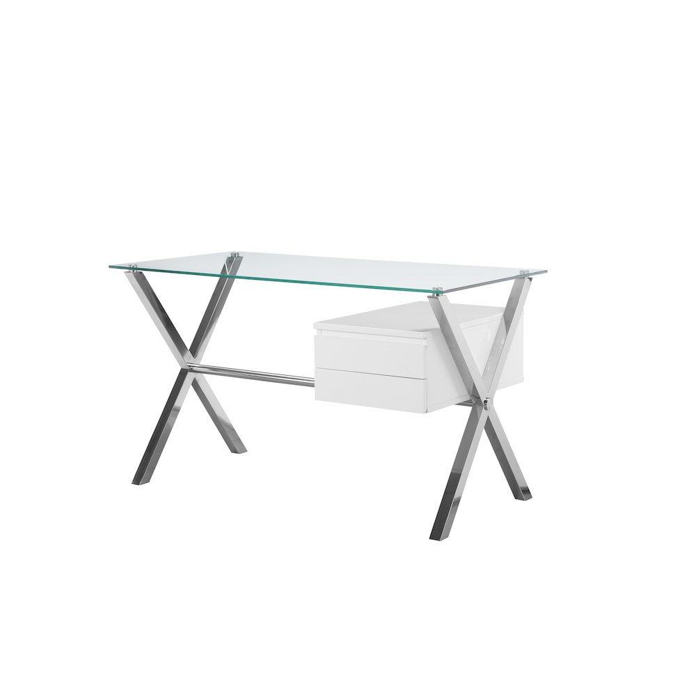 Beverli Desk Small White. Picture 1