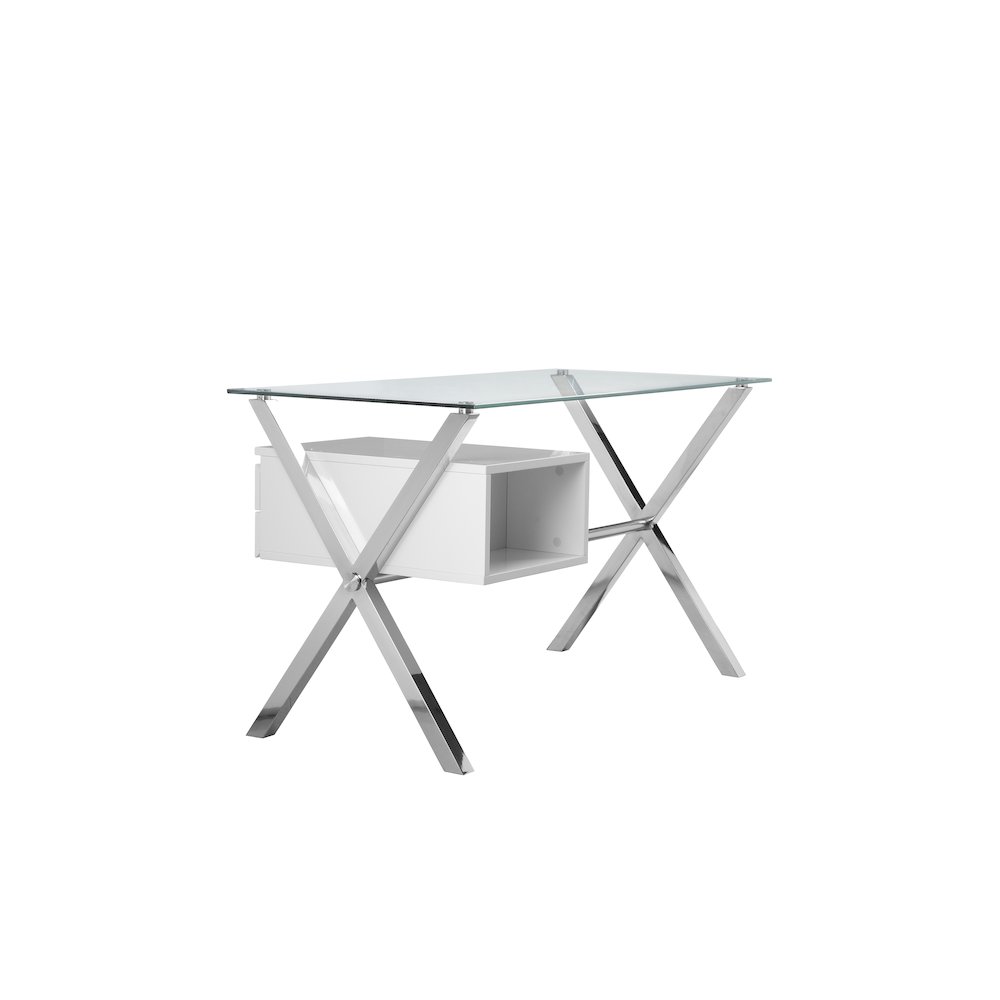 Beverli Desk Small White. Picture 5